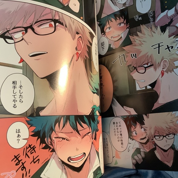 Bakugo x Izuku Deku Midoriya Yaoi Doujinshi Ride! Fantasy AU Short Stories ちょも太郎 - Picture 4 of 7